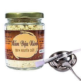 Hình ảnh Mầm Đậu Nành Nguyên Chất Bảo Lộc Vũ Gia (100g/hũ) + Tặng Bộ Đắp Mặt Nạ Cao Cấp