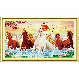 Mua Tranh thêu chữ thập MÃ ĐÁO THÀNH CÔNG A1109 (80×46CM ) chưa thêu