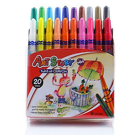 Sáp Vặn Mini Crown 20 Màu TP-2000 MP