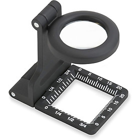 Mua Kính lúp kiểm tra sợi vải có thước đo Carson LT-60 (6.5x  kim loại)