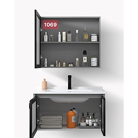 Bộ tủ chậu kệ gương Lavabo Juno Sofa ngang 70/80 x 47 cm CT-LV1069