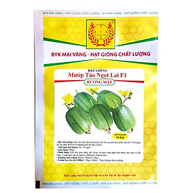 Hạt giống mướp táo ngọt lai F1 Đài Loan  Mai Vàng gói 20 hạt