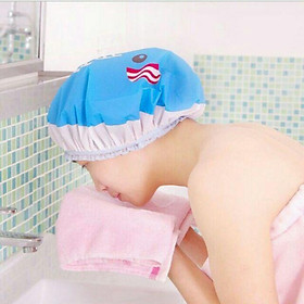 Mua (́ ̉) Trùm tóc khi tắm nilon hoạt hình (ngẫu nhiên)