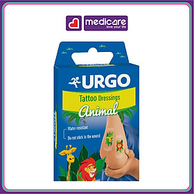 Băng cá nhân Urgo Tattoo Dressing trẻ em hộp 8 miếng