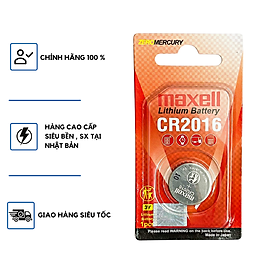 Vỉ 1 Viên Pin Maxell CR2032 / CR2025 / CR2016 Lithium 3V Cao Cấp Made In Japan Siêu Bền
