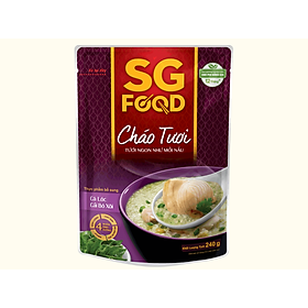 Cháo tươi Sai Gon Food vị Cá lóc Cải bó xôi 270g