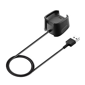 Dây Cáp USB Và Đế Sạc Cho Đồng Hồ Thông Minh Fitbit Versa - Đen
