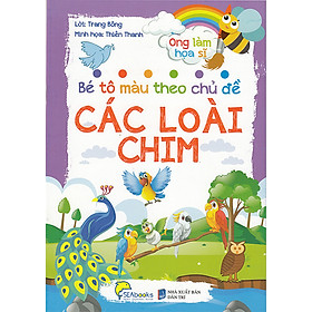 Sách - Bé tô màu theo chủ đề - Các loài chim