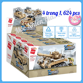 Đồ chơi lego lắp ráp xếp hình Qman 22011 Đội phản ứng nhanh 624 mảnh ghép