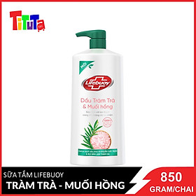 Sữa Tắm Lifebuoy Detox Và Sạch Sâu Khỏi Bụi Mịn Pm2.5 Và Vi Khuẩn Tràm Trà Muối Hồng 100% Từ Thiên Nhiên Chai 800G