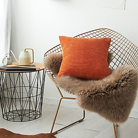 Mua Gối Tựa Lưng Trang Trí Sofa Nhung Sọc Sang Trọng