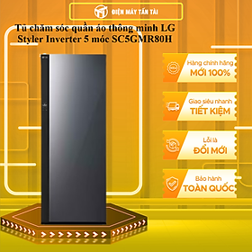 Mua Tủ chăm sóc quần áo thông minh LG Styler Inverter 5 móc SC5GMR80H - HÀNG CHÍNH HÃNG - CHỈ GIAO HCM