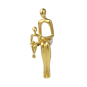 Abstract Statue Family Sculpture Art Abstract Figurine for Restaurant Office