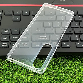 Ốp lưng silicon dẻo trong suốt mỏng 0.6mm cho Sony Xperia 1, Xperia 5, 1 Mark 2/3/4/5, 5 Mark 2/3/4/5, XZ1/2/3... hiệu Ultra Thin độ trong tuyệt đối chống trầy xước - Hàng nhập khẩu