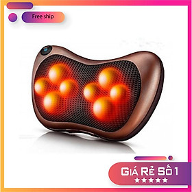 Mua Gối Matxa Hồng Ngoại Loại Mới 8 Bi Đa Năng Giảm Căng Thẳng  Mệt Mỏi  Giảm Đau Lưng  Vai Gáy