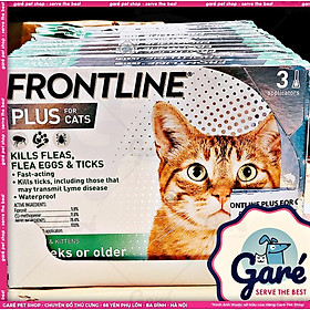 Nhỏ gáy Frontline Plus ngừa ve, rận tác dụng nhanh dành cho Mèo và Mèo con trên 8 tuần tuổi