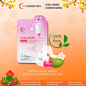 Mặt Nạ Dừa C13 Cosmetics Tinh Chất Collagen Chống Lão Hóa 1 Miếng