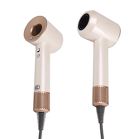 Máy Sấy Tóc Ion Âm Tốc Độ Cao OVIE H-1S - Không Cánh Quạt, 5 Đầu Sấy Đa Năng, Bảo Vệ Tóc Tối Ưu - Hàng chính hãng