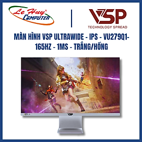 Mua Màn Hình VSP ULTRAWIDE - IPS - VU279Q1- 165HZ - 1MS - Trắng/Hồng Hàng Chính Hãng