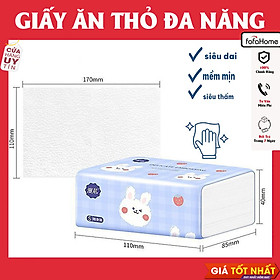 Gói Giấy Ăn Hình Con Thỏ Siêu Dai Dễ Sử Dụng  Thùng 40 Gói Giấy Ăn Thỏ Giấy Mềm Mịn