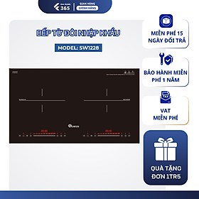 Bếp Điện Từ Đôi Nhập Khẩu SOWUN SW1228 ,Mặt Kính CERAMIC Cao Cấp Chịu Được Nhiệt Độ Cao