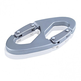 Móc Khóa Phượt Kẹp Leo Núi Dạng Carabiner Hình Số 8 Bằng Nhôm
