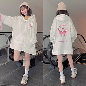 ÁO KHOÁC HOODIES DÂY KÉO,MÀU SẮC XINH XẮN,CHẤT LIỆU THOÁNG MÁT 1HIT1 FASHION