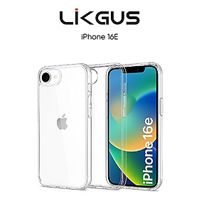 Ốp lưng dành cho iPhone 16e / 17e Likgus trong suốt - Hàng chính hãng