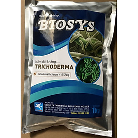 Biosys - Nấm đối kháng Trichoderma bao 1kg, giúp tăng cường hệ vi sinh vật có ích trong đất