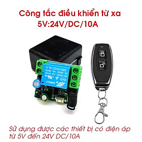 BỘ ĐIỀU KHIỂN BẬT TẮT CÁC THIẾT BỊ ĐIỆN TỪ XA MÁY BƠM BÓNG ĐÈN THUẬN TIỆN