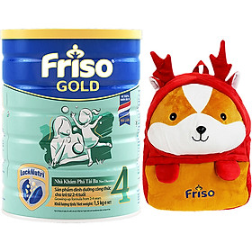 Sữa Bột Friso Gold 4 Cho Trẻ Từ 2-4 Tuổi 1.5kg + Tặng Balo Shiba