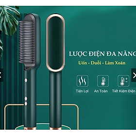 Lược điện chải thẳng uốn cụp cách nhiệt không hại tóc