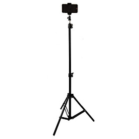 Bộ livestream, chân tripod tự sướng, quay titok dùng cho điện thoại và máy ảnh có remote bluetooth, đầu kẹp xoay 360 độ
