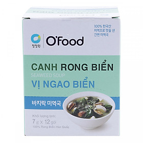 Hộp 12 Gói Canh Rong Biển Vị Ngao O'Food (7g/ Gói)