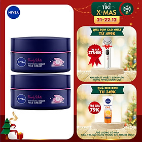 Combo 2 Kem Dưỡng Nivea Ngọc Trai Làm Sáng Da Ban Đêm...