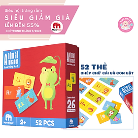 Đồ Chơi Xếp Hình MyndToys Animal Alphabet Learning A-Z Dành Cho Các Bé