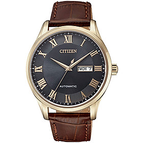 Đồng Hồ Nam Citizen Dây Da NH8363-14H - Mặt Xám