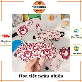 Mua Tấm Che Bịt Mắt Có Túi Gel Làm Mát Giảm Căng Thẳng Kích thước 19x10 cm- Giao ngẫu nhiên