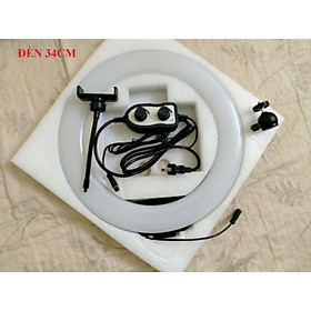 Mua Đèn LiveStream 34cm (đầy đủ phụ kiện) .Hỗ trợ ánh sáng Chụp Ảnh  Make Up Trang Điểm. 3 Chế Độ Sáng