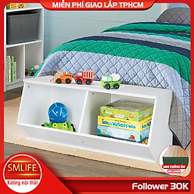Mua Kệ để đồ chơi cho bé SMLIFE Kublai | Gỗ MDF dày 17mm chống ẩm | D90xR38xC38cm