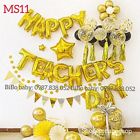Mua Sét bóng Happy teacher s day trang trí ngày Nhà giáo Việt Nam 20/11