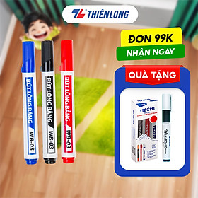 Hộp 10 Bút Lông Bảng Thiên Long WB-03