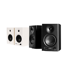 Bộ loa kiểm tâm EDIFIER MR4 Công suất 42W, Vỏ gỗ chống dội âm - Tweeter vòm 1 inch, âm thanh siêu trầm - Hàng Chính Hãng - Bảo Hành 12 Tháng - Màu đen