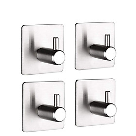 Mua Combo 4 Móc Inox SUS304 Dính Tường treo quần áo  treo khăn tắm