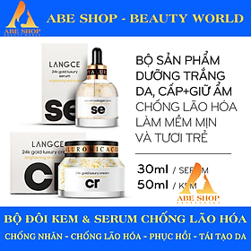 SErum 24k TRẮNG DA, GIỮ ẨM CHỐNG LÃO HÓA 30ml LANGCE