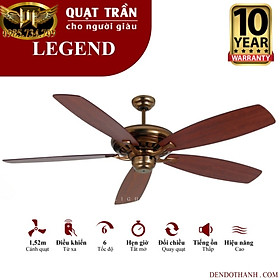 Mua Quạt trần MR VŨ legend quạt trần cho người giàu mẫu sang trọng hiện đại thời thượng QTD