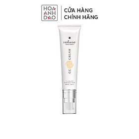 Kem Trang Điểm Chống Nắng Sakura CC Cream Flawless Control Base (40ml)