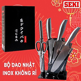Mua BỘ DAO NHẬT 6 MÓN CHÍNH HÃNG INOX CAO CẤP KHÔNG GỈ - DAO LÀM BẾP