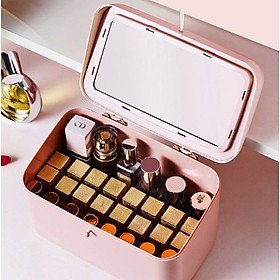 Mua Hộp đựng son  chai lọ mỹ phẩm( tặng kèm combo12 dây cột tóc)