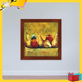 Tranh sơn dầu tĩnh vật hoa quả | Tranh in canvas có khung W1899